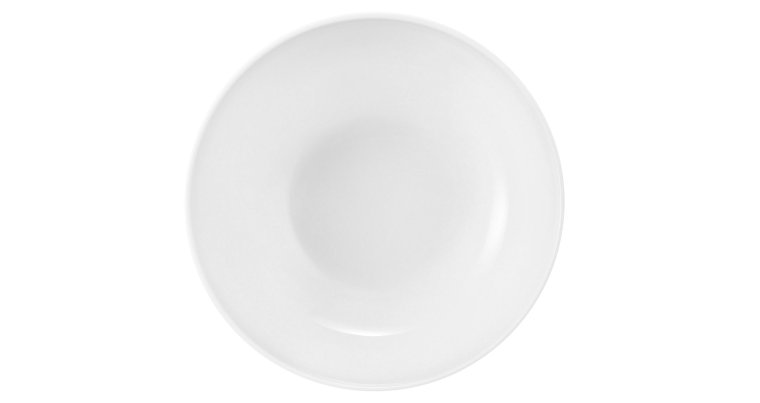 Müslischale 15 cm Relief NORI weiß