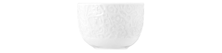 Dipschale 7 cm Relief NORI weiß