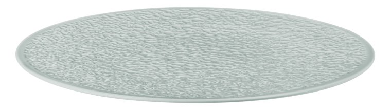 Teller flach 33 cm Vollrelief NORI arktisblau
