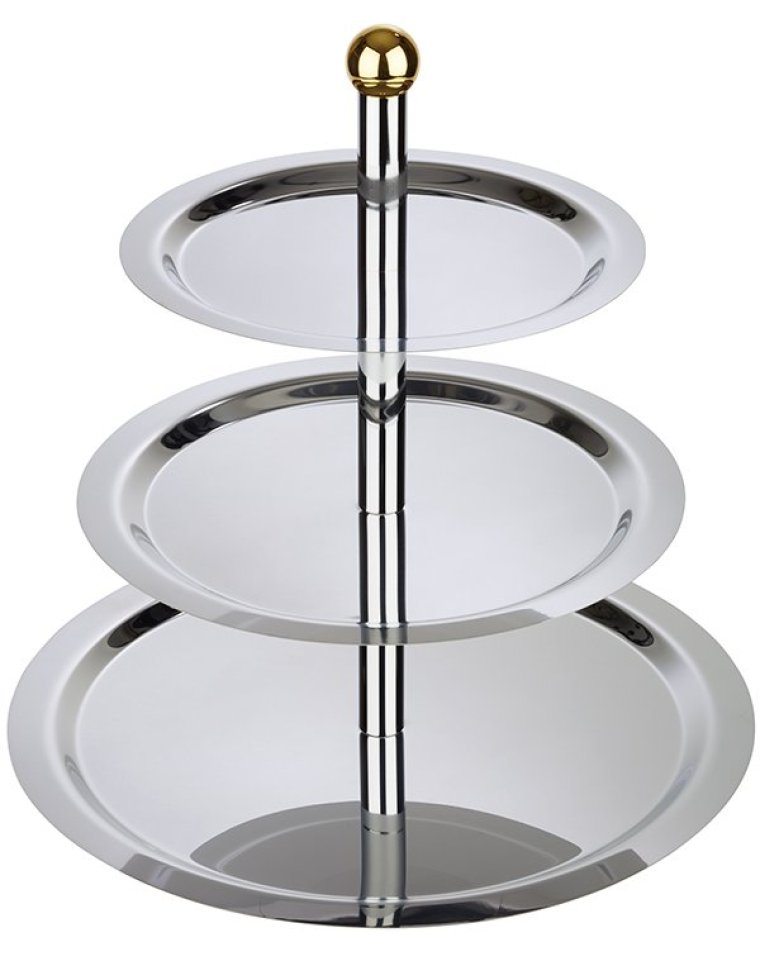 Etagere FINESE 3-stufig 480 x mm Edelstahl
