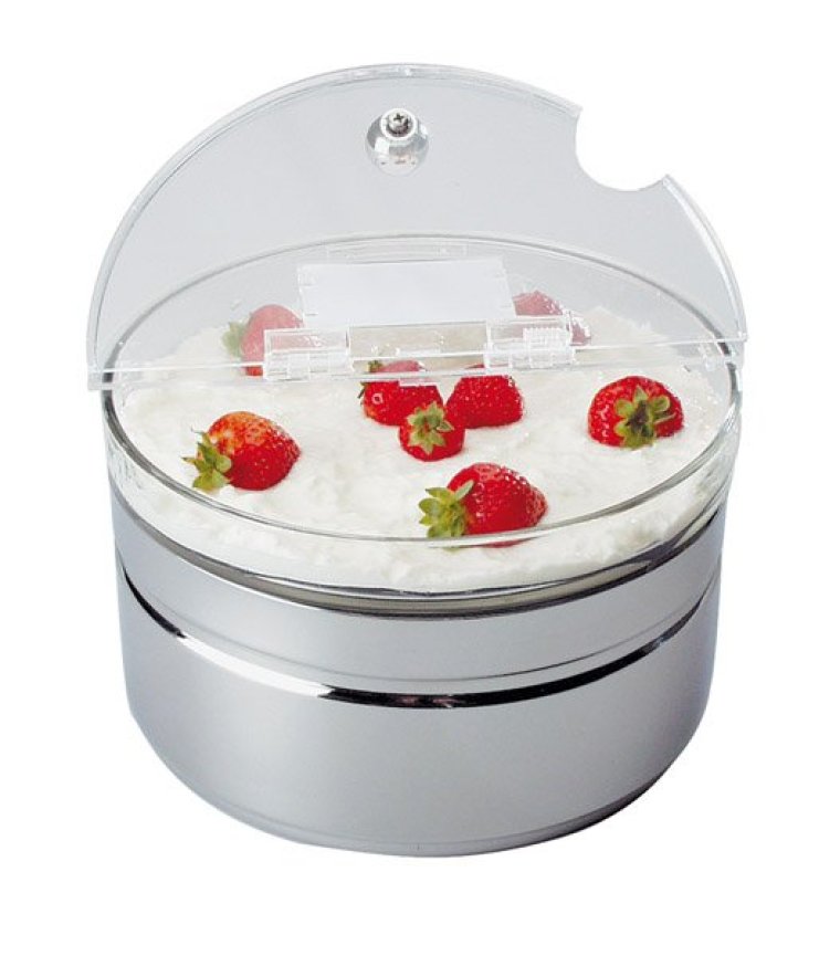 Buffet-Kühlschale TOPFRESCH Maxi Glas 240 x mm Edelstahl
