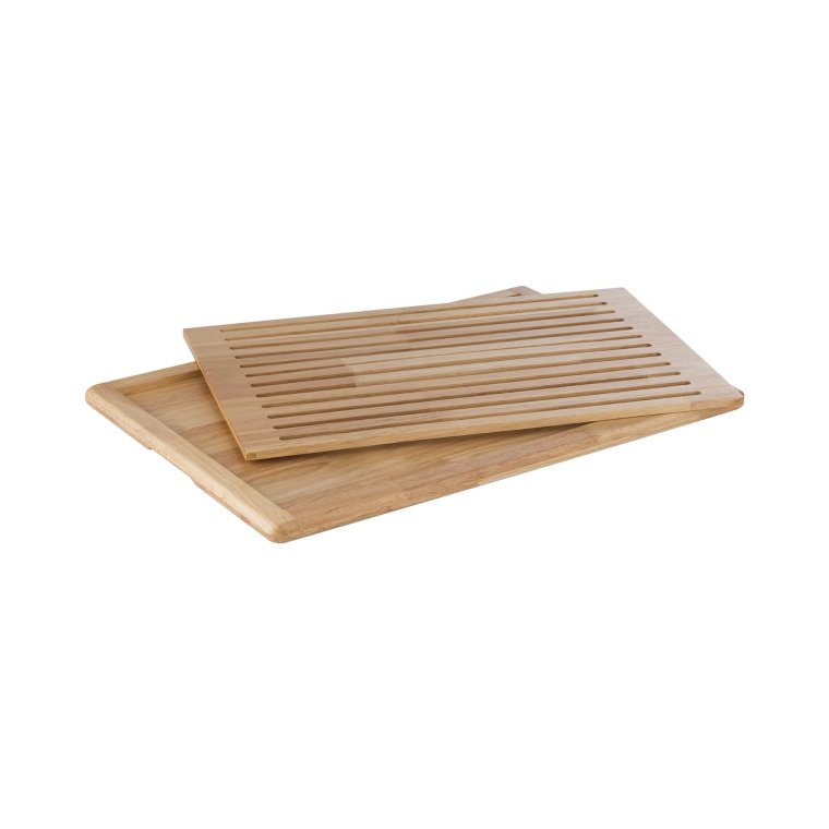 Brotschneide-Set Holz 47,5 x 32 cm