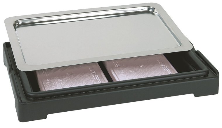 Buffet-Vitrine NEW GENERATION schwarz 580 x 360 mm GN 1/1