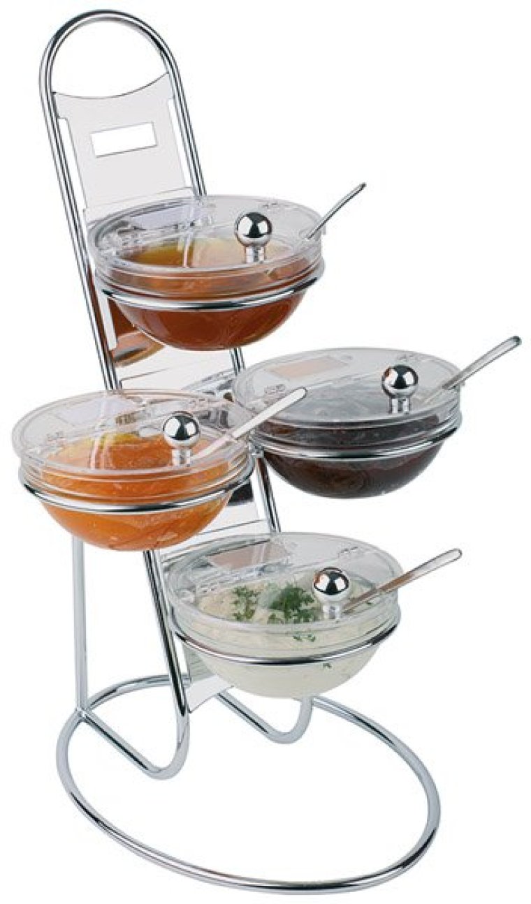 Buffet-Leiter LITTLE Set 3- stufig 300 x mm