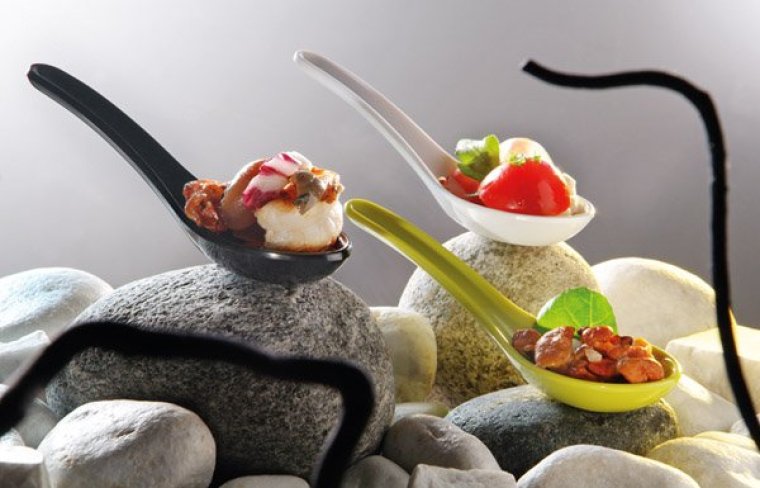 Fingerfoodlöffel weiß 130 x 45 mm