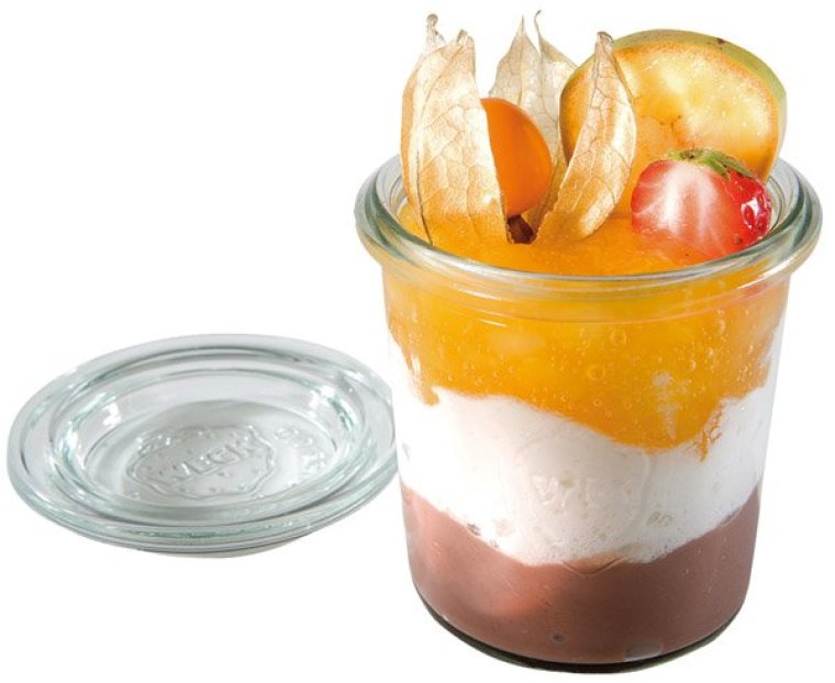 Weck-Glas mit Deckel 140 ml 12er-Pack