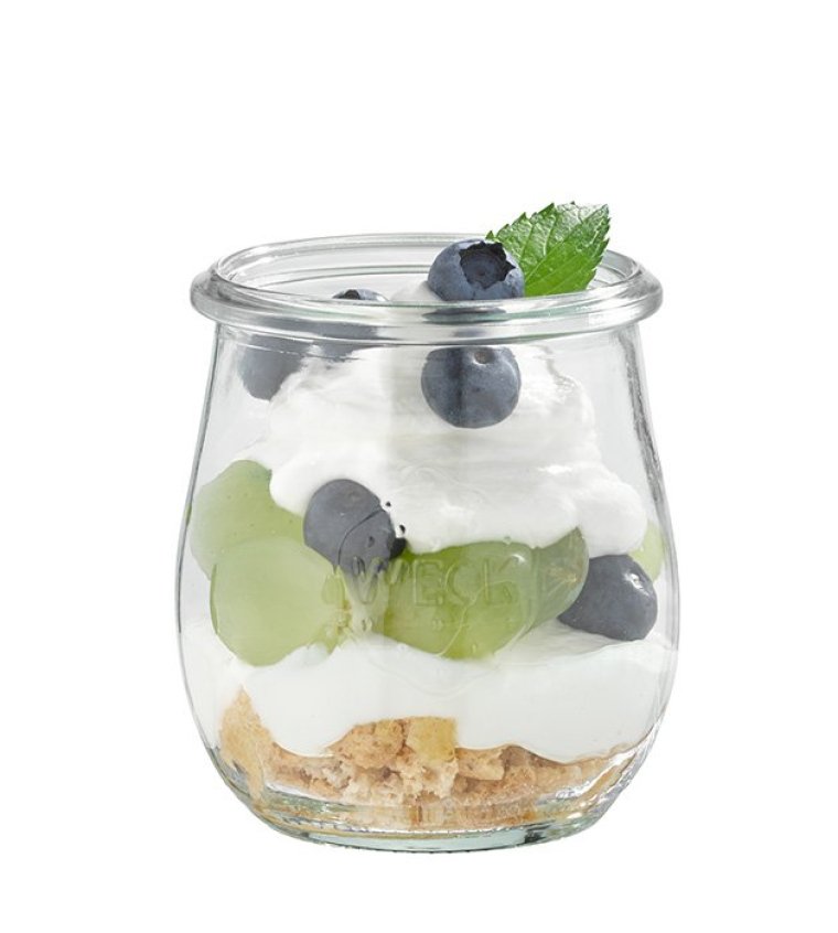 Weck-Glas mit Deckel 220 ml 12er-Pack