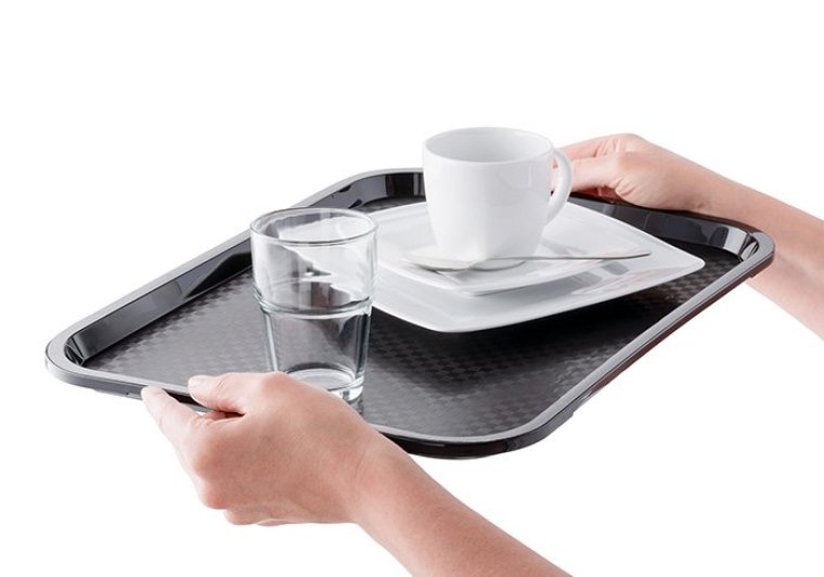 Fast Food-Tablett 41 x 30,5 cm schwarz