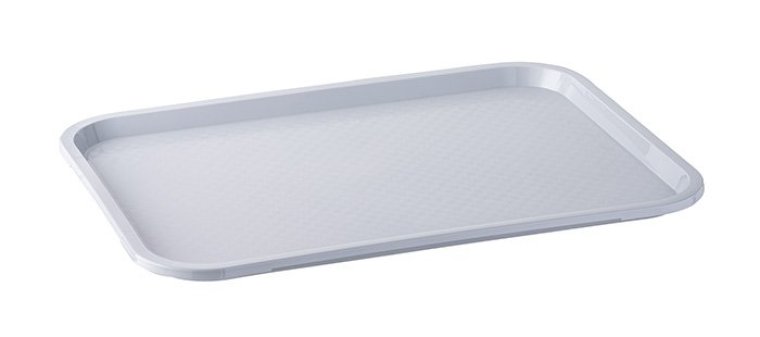 Fast Food-Tablett 41 x 30,5 cm grau