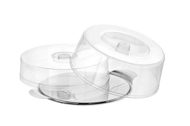 Tortenplatte Ø 30 cm mit 2 Hauben