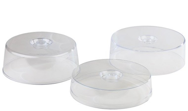 Abdeckhaube geschlossen Ø 30 cm Höhe 11 Transparent