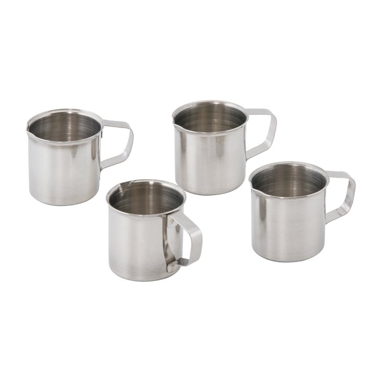 Sahnegießer 4er Pack 150 x 40 mm Edelstahl