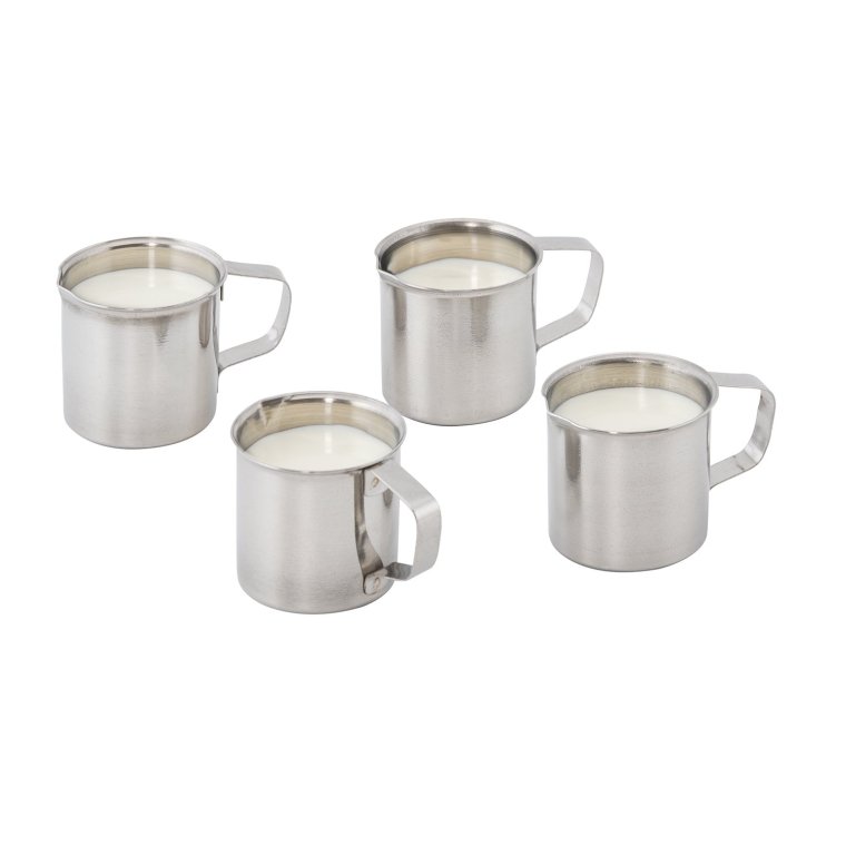 Sahnegießer 4er Pack 150 x 40 mm Edelstahl