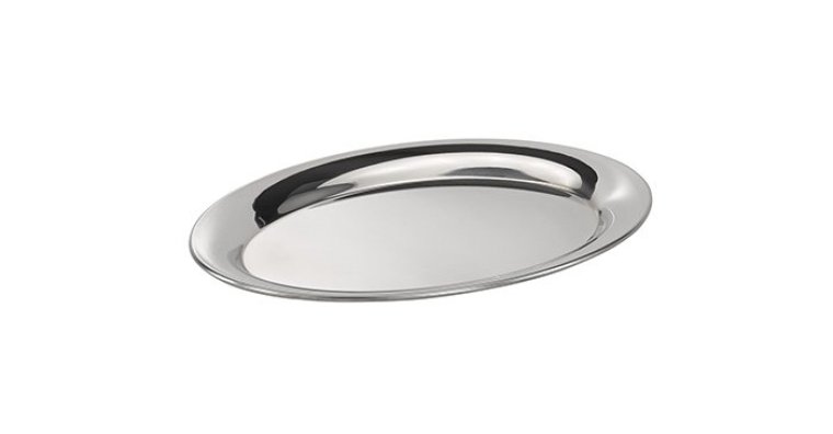Serviertablett KAFFEEHAUS 19 x 15 cm Edelstahl
