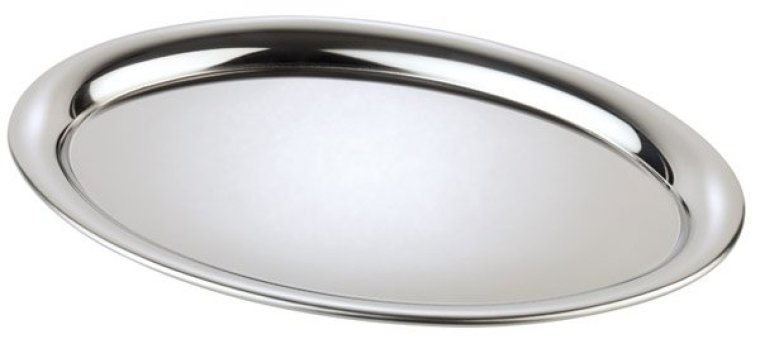Serviertablett KAFFEEHAUS 29 x 22 cm Edelstahl