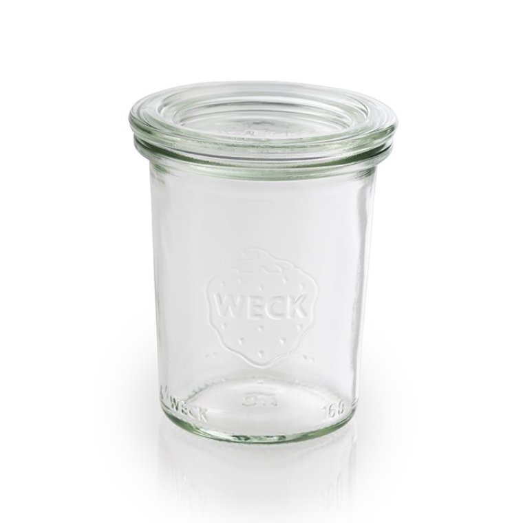 Weck-Glas mit Deckel 160 ml 12er-Pack
