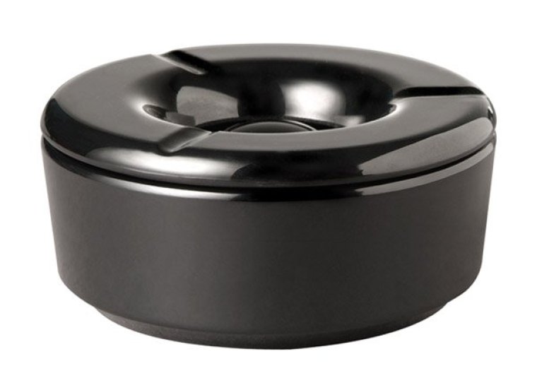 Windaschenbecher CASUAL 11,5 cm schwarz