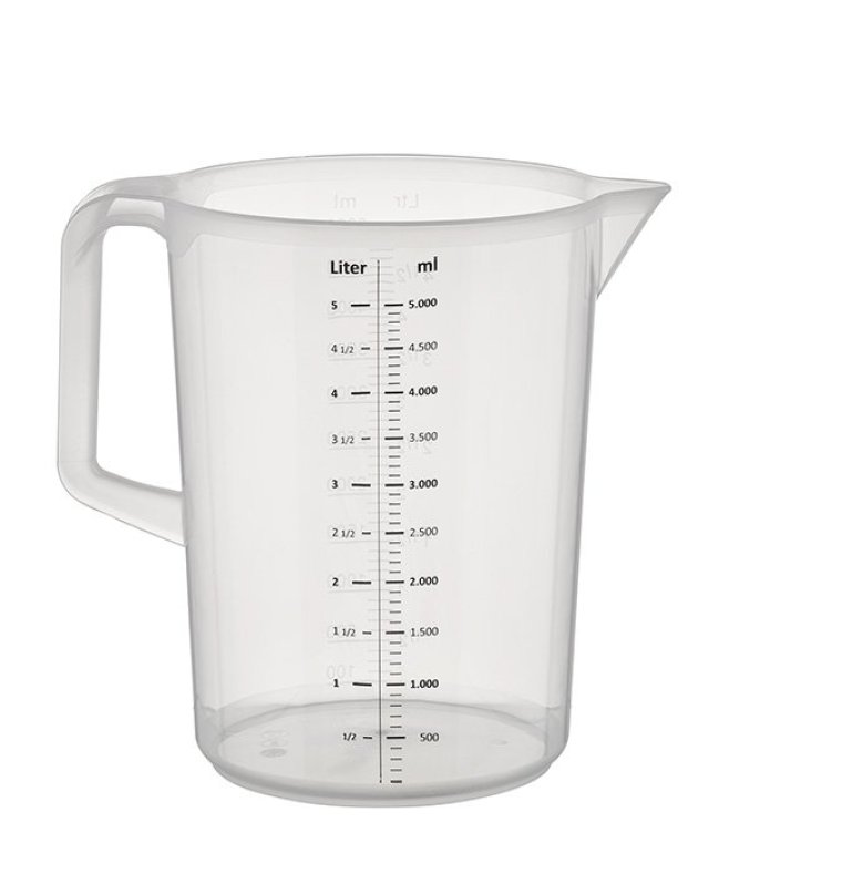 Messbecher PRO 5 l geschlossener Griff
