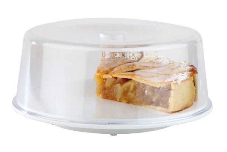 Tortenplatte Ø 31 cm weiß rutschfest
