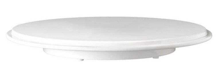 Tortenplatte Ø 31 cm weiß rutschfest