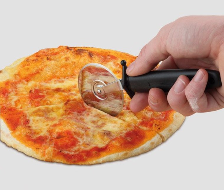 Pizzaschneider ORANGE 185 x 60 mm Edelstahl