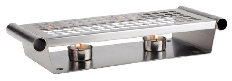 Speisenwärmer 345 x 135 mm Edelstahl