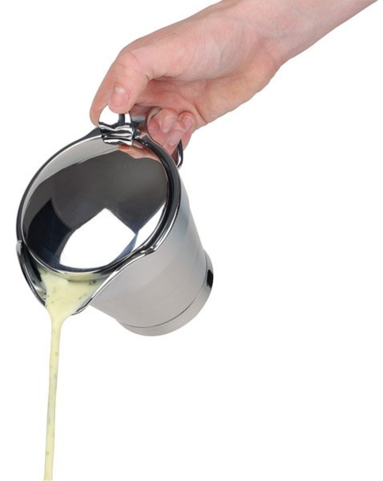 Sauciere doppelwandig 190 x 125 mm Edelstahl