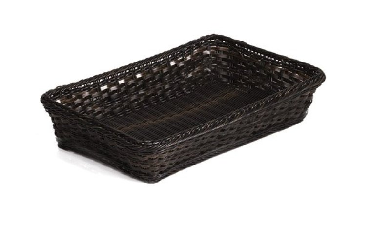 Poly-Rattan Flechtkorb FRAMES GN 1/1 E 530 x 325 mm