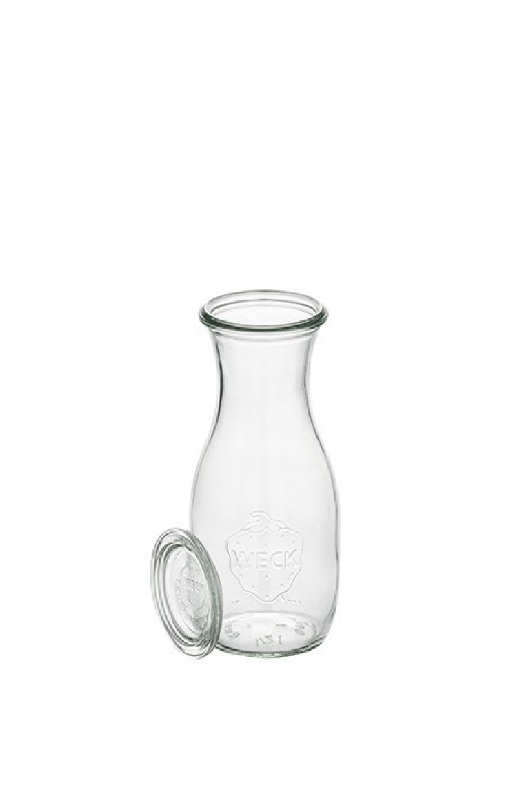 6er Set Weck-Saftflasche mit Deckel, 0,5 Liter