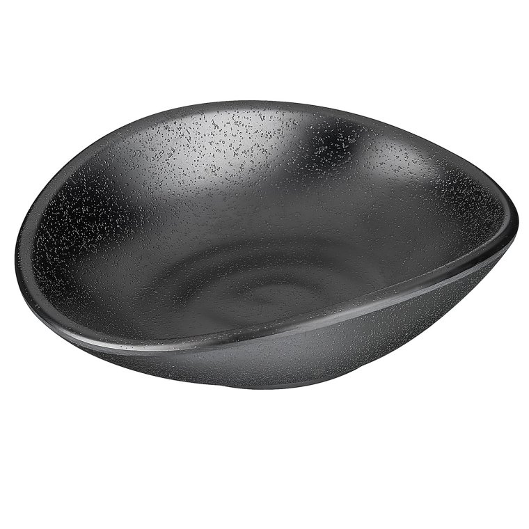 Teller ZEN Größe M schwarz 130 x 110 mm