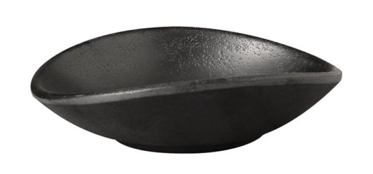Teller ZEN Größe S schwarz 110 x 100 mm