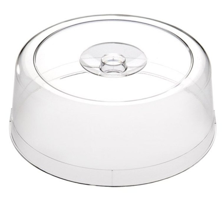 Abdeckhaube geschlossen Ø 33 cm Höhe 12,5 Transparent