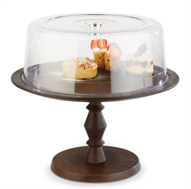 Abdeckhaube geschlossen Ø 33 cm Höhe 12,5 Transparent