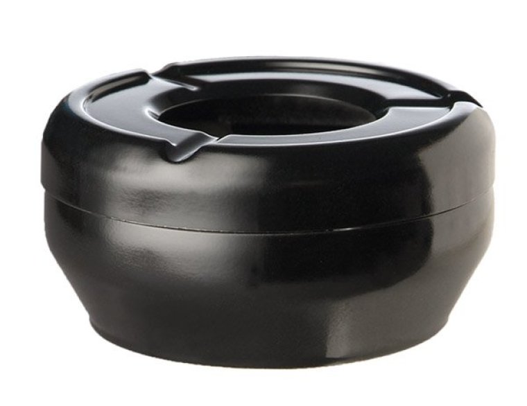 Windaschenbecher CASUAL 10 cm schwarz