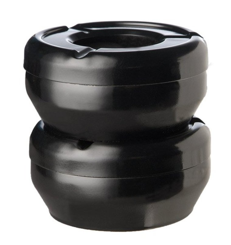 Windaschenbecher CASUAL 10 cm schwarz