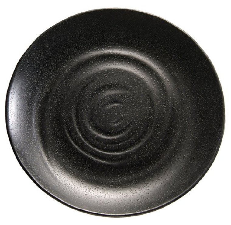Tablett ZEN schwarz Ø 28cm
