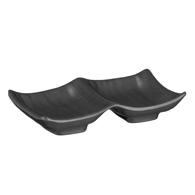 Schale ZEN schwarz 14 x 9 cm