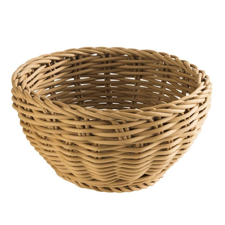 Korb rund 16cm braun