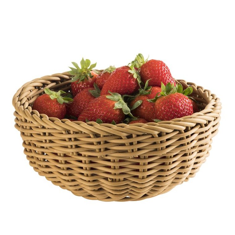 Korb rund 20cm braun
