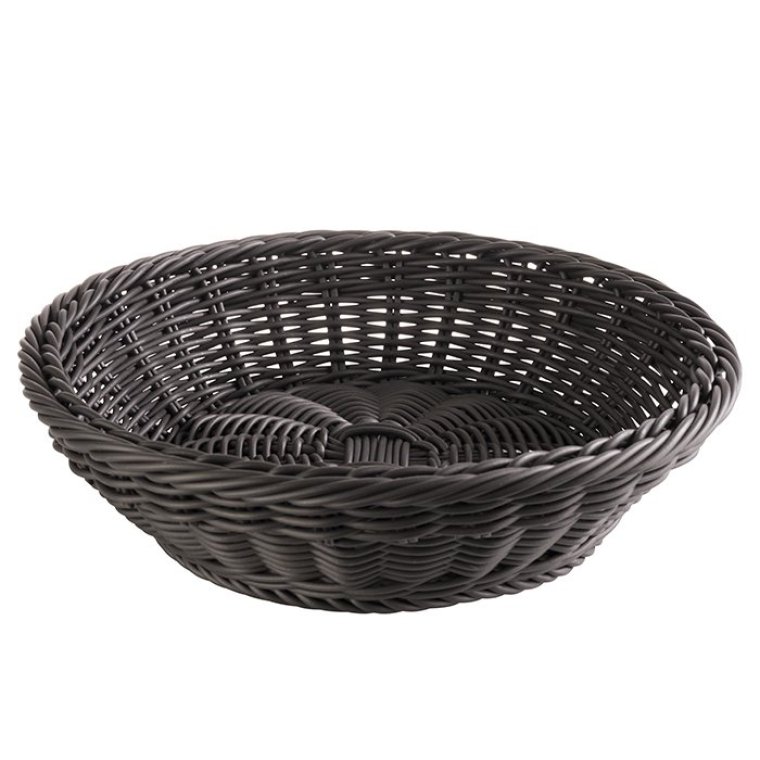 Korb rund 29cm schwarz