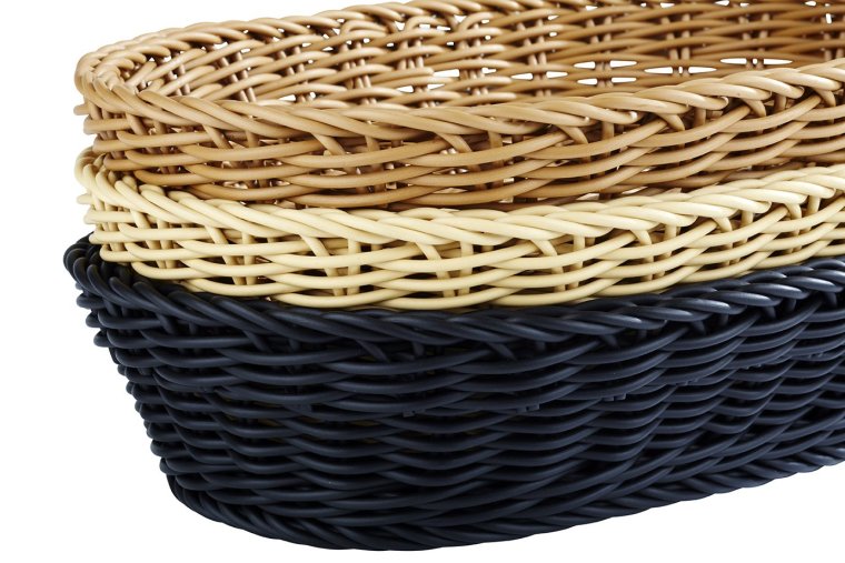 Korb oval 32 x 23 7 cm beige