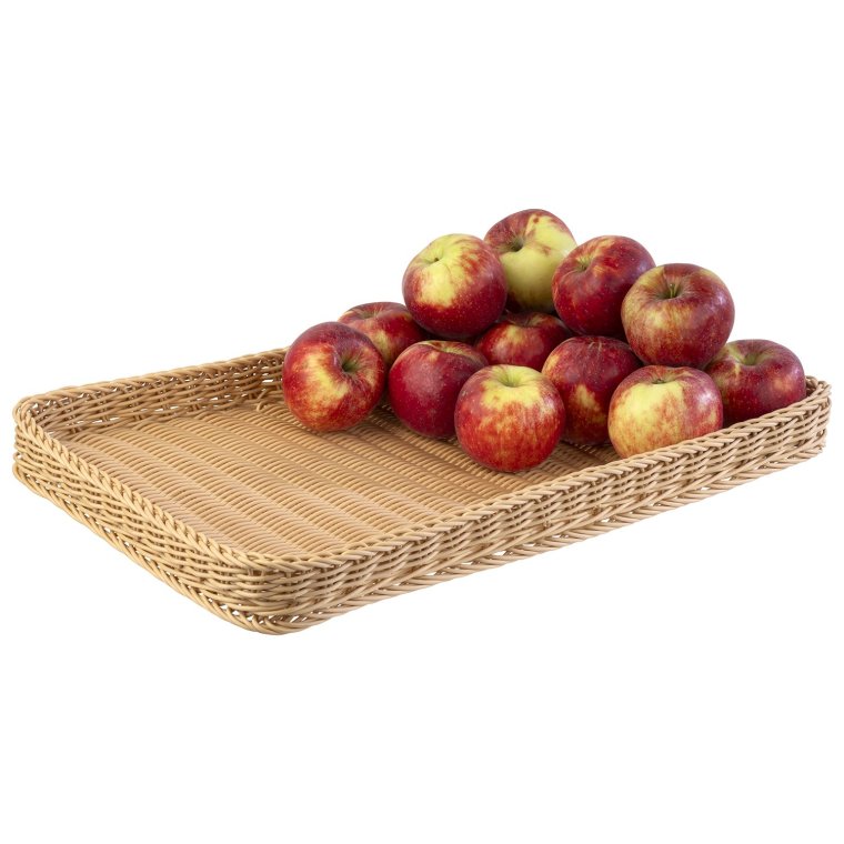 Tablett Bäcker-Maß 60 x 40 5 cm hellbeige