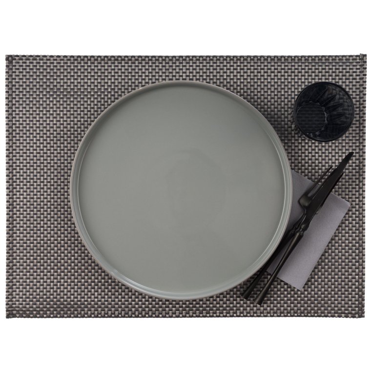 Tischset 43 x 30cm silbergrau