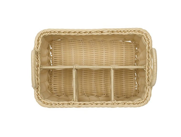Besteck-Korb -ECONOMIC- beige 260 x 180 mm