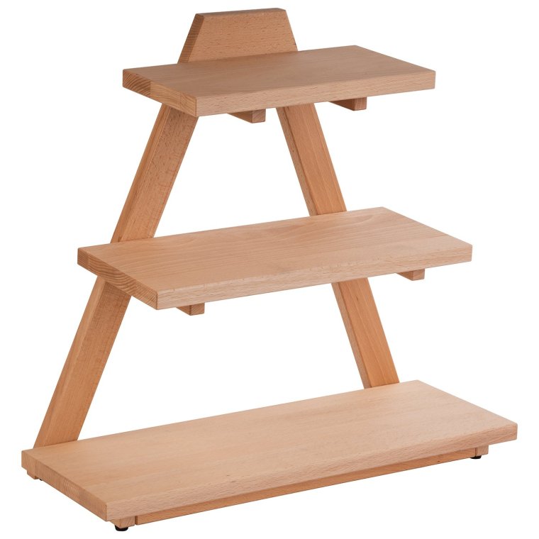 Buffetgestell -TRIANGLE- Ahorn massiv 530 x 210 mm