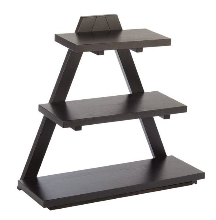 Buffetgestell -TRIANGLE- Farbton Wenge 530 x 210 mm