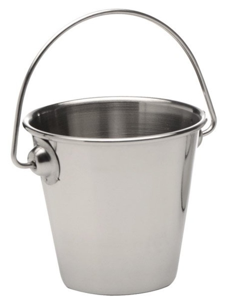 Servier- / Saucen-Eimer 4er Set 70 x mm Edelstahl