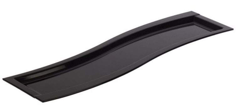 GN 1/1 Tablett -SINUS- weiß 530 x 325 mm