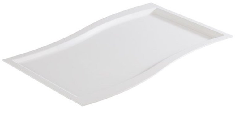 GN 1/1 Tablett -SINUS- weiß 530 x 325 mm