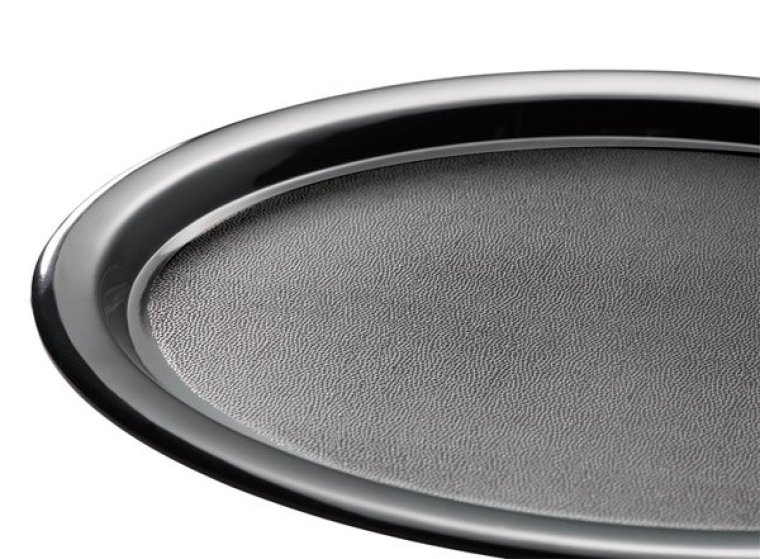 Serviertablett -KAFFEEHAUS- schwarz 285 x 215 mm